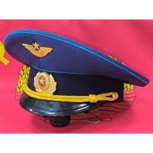 Фуражка офицерская ВВС синего цвета Фуражка офицерская ВВС синего цвета
