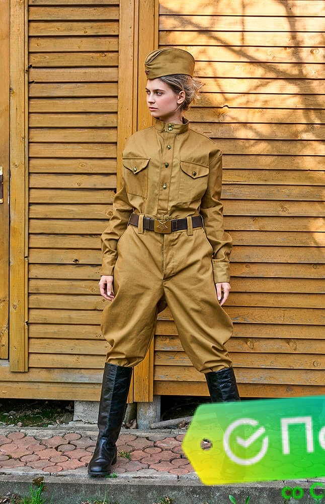 Гимнастерка солдатская взрослая «В сборе» Гимнастерка солдатская взрослая «В сборе»