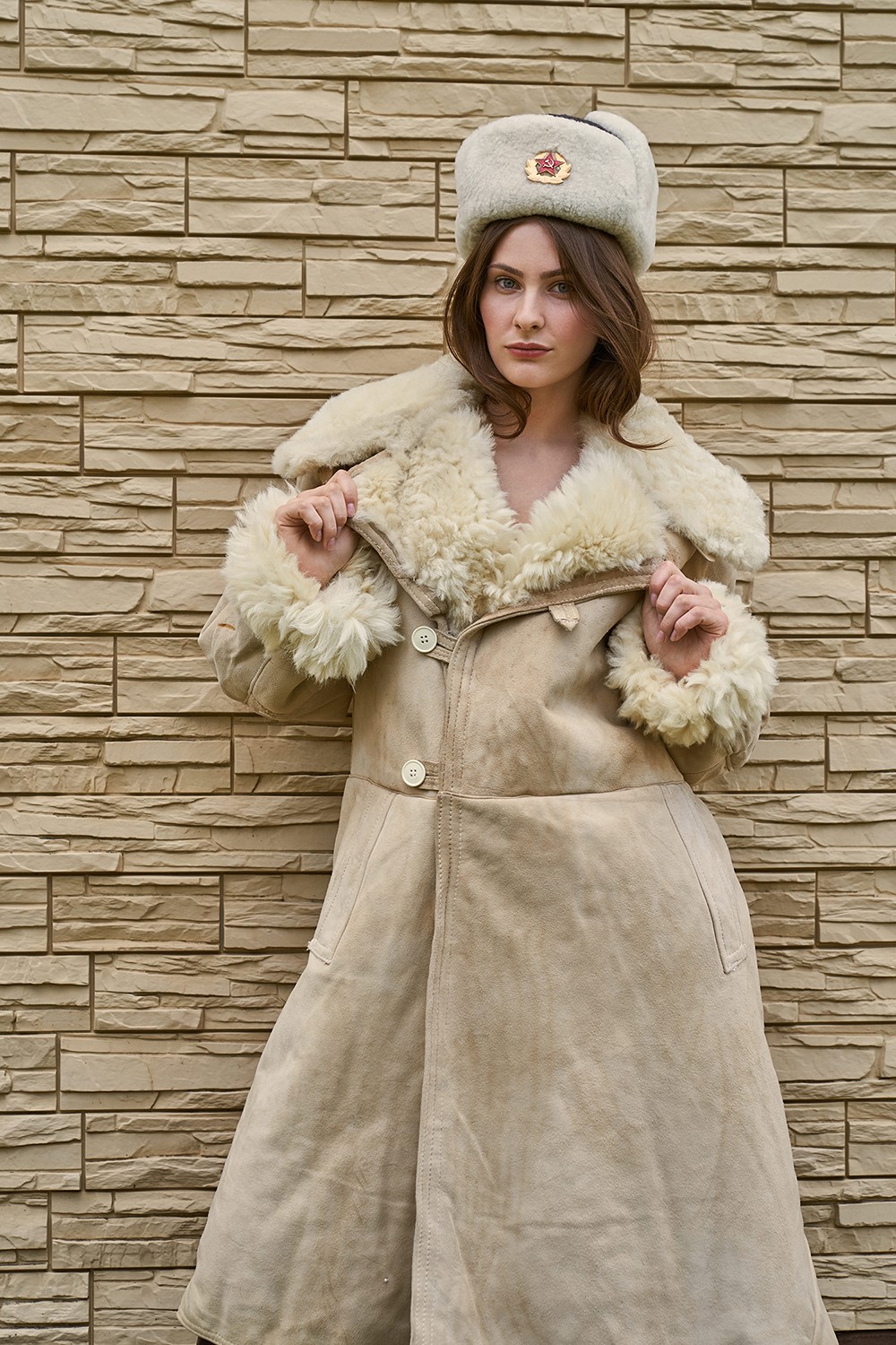 Шапка ушанка офицерская времен войны (новодел) Шапка ушанка офицерская времен войны (новодел)