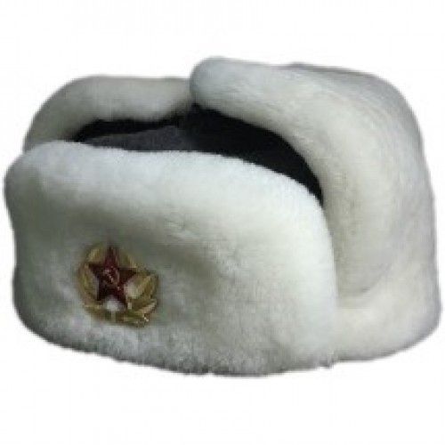 Шапка ушанка офицерская времен войны (новодел) Шапка ушанка офицерская времен войны (новодел)