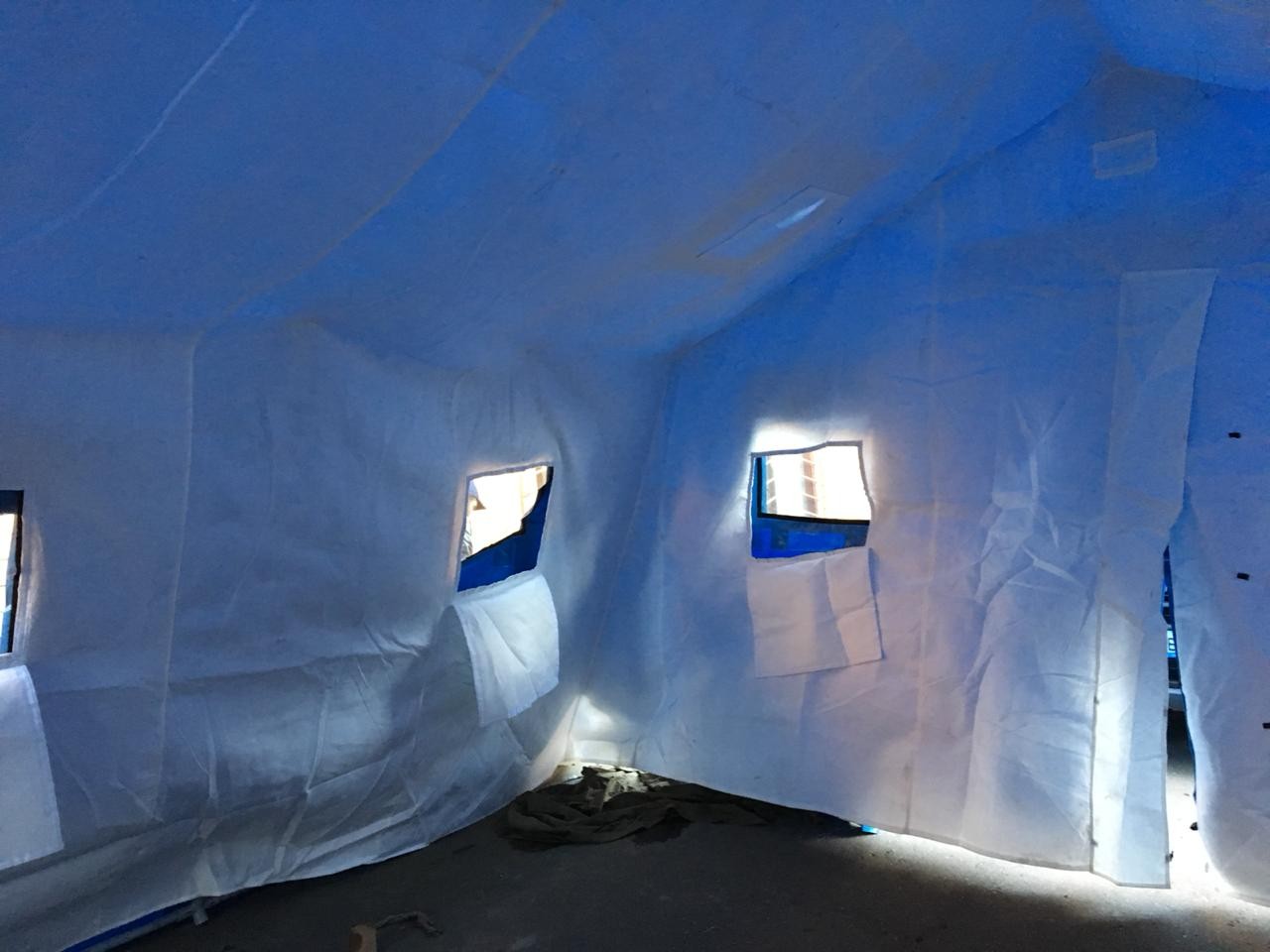 Гражданская каркасная палатка М-30