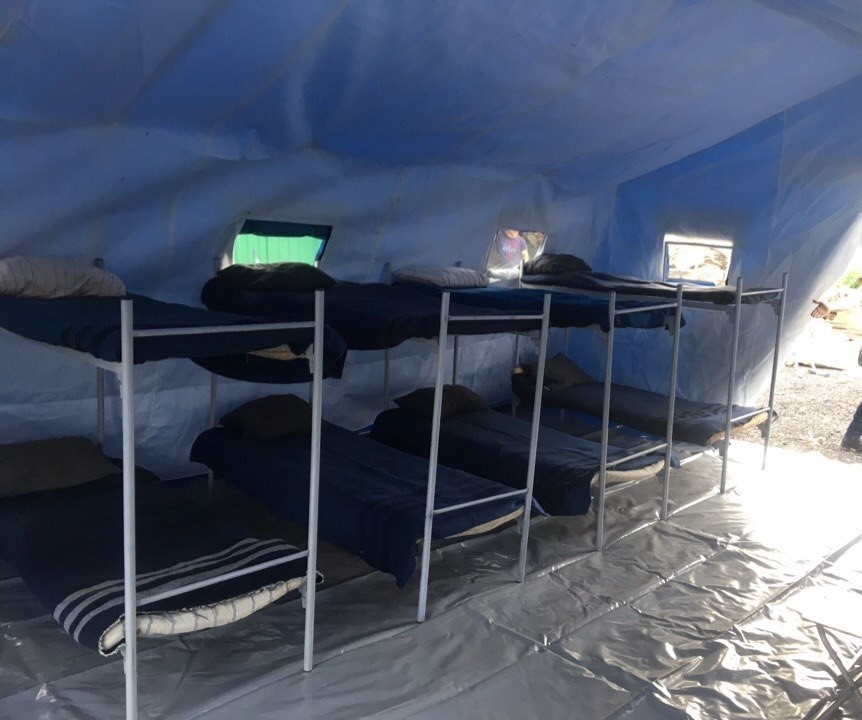 Модульная каркасная палатка «Арсенал-30» Модульная каркасная палатка «Арсенал-30»