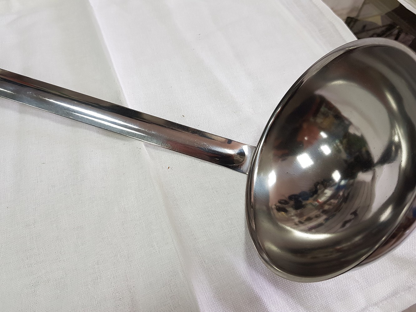 Половник из нержавеющей стали 500 мл. Половник из нержавеющей стали 500 мл.