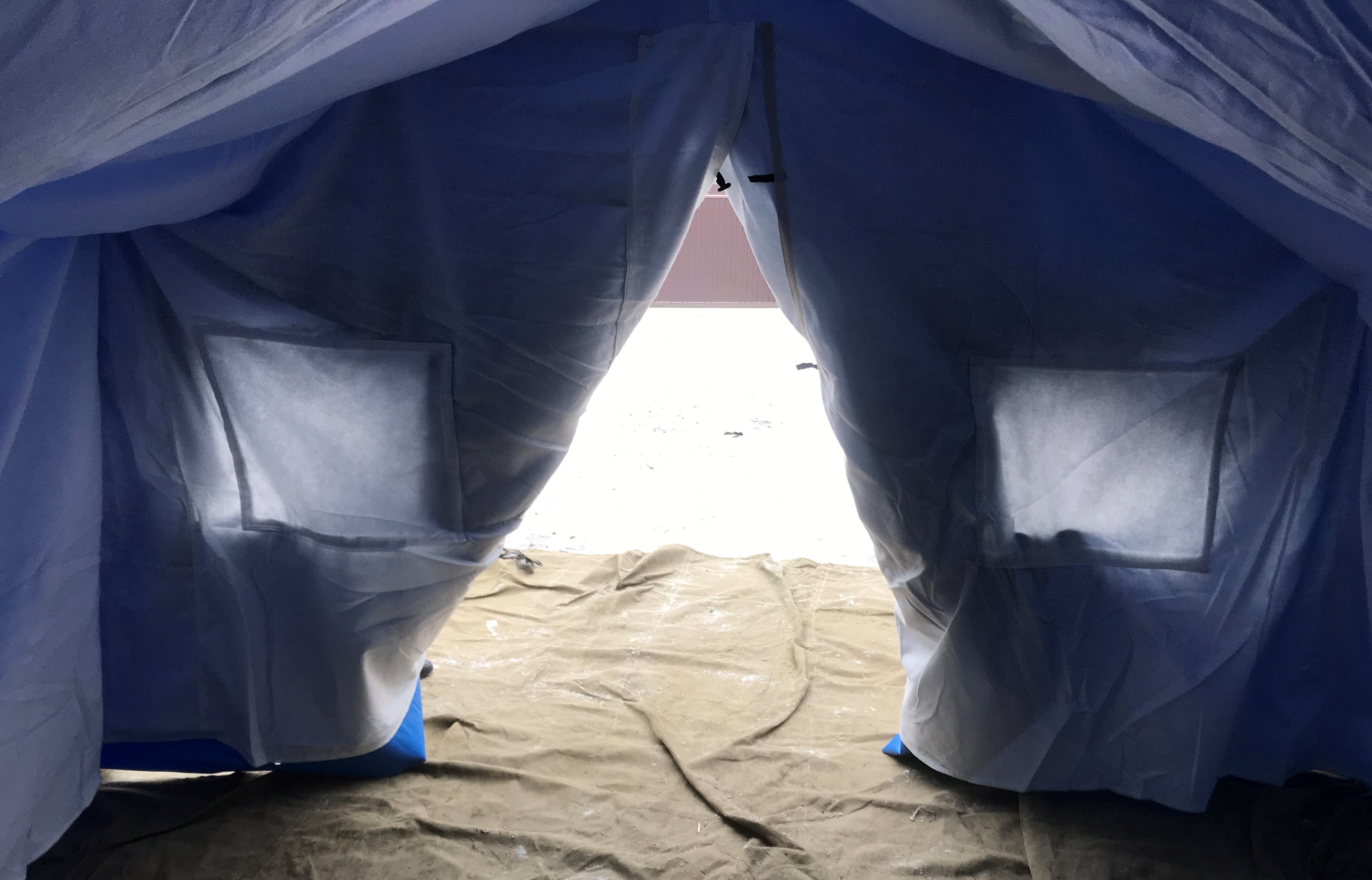 Армейская каркасная палатка М-10