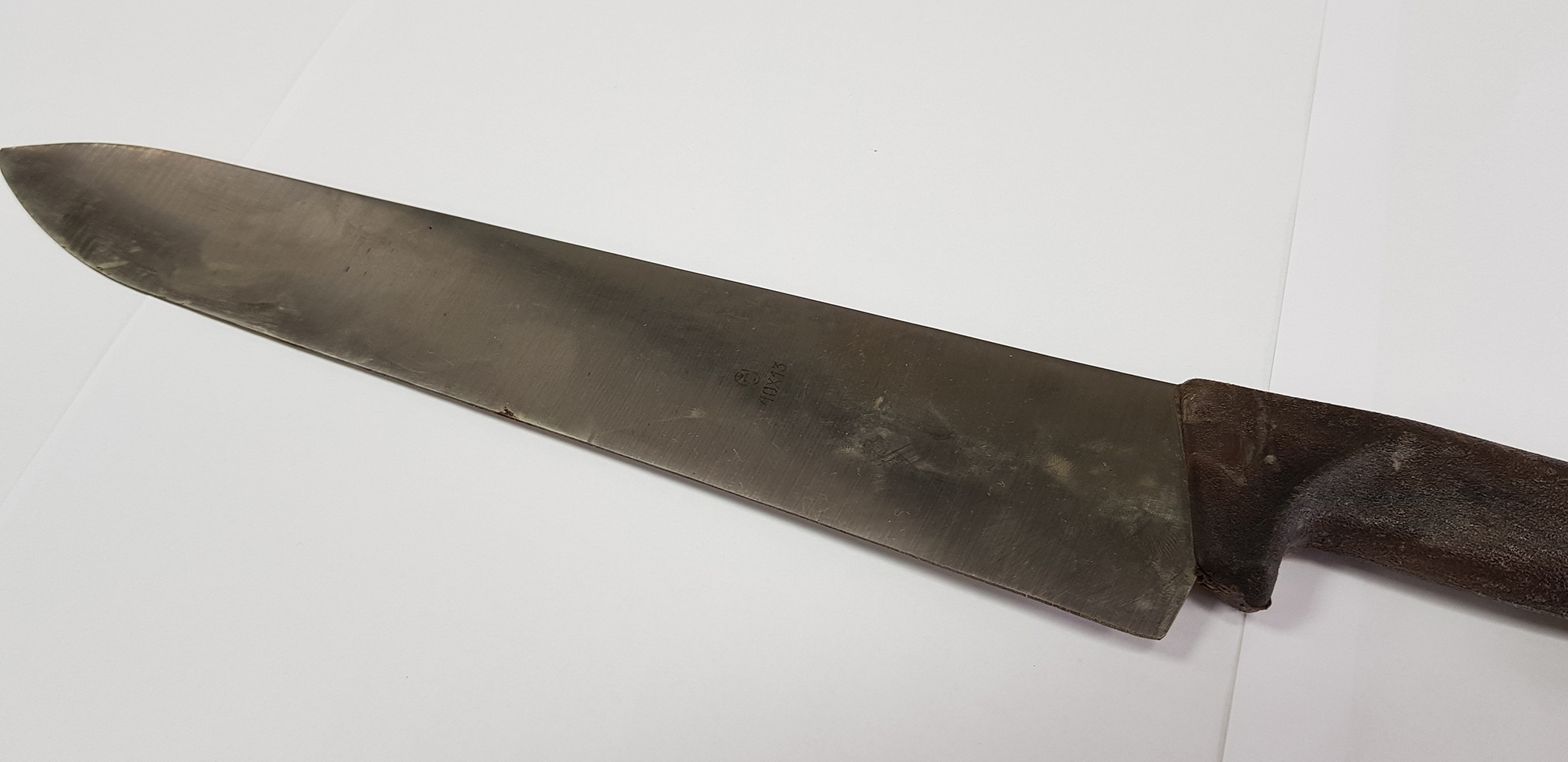 Нож кухонный советский большой