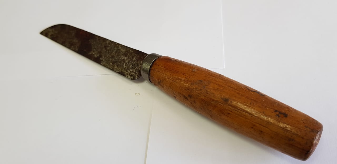 Нож кухонный советский маленький